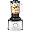 Kenwood Multipro Compact Food Processor, 1.2L Bowl, 1.2L Thermo-resist Glass Blender, Dough Hook, Whisk, Reversible…