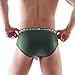 David Archy Men's 4 Pack Micro Modal Separate Pouch Briefs with Fly (S, Green)