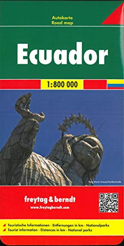 Ecuador Galapagos FB 1:800 000 2012 (English, Spanish, French, Italian and German Edition) by Freytag Berndt