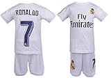 Soccer PJs Cristiano Ronaldo #7 jersey style Pajama ✓ Real PJ Madrid Ronaldo 7 Soccer Jersey & Shorts Kids 100% Cotton Pyjama Sleepwear Set ✓ Premium Quality ✓ Perfect Gift ✓
