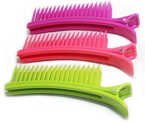Hairdressing Clip With Comb Teeth Double Sided Dual Purpose Comb