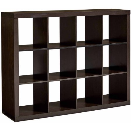 Better Homes and Gardens* 12-Cube Organizer/Bookcase/Storage in Espresso