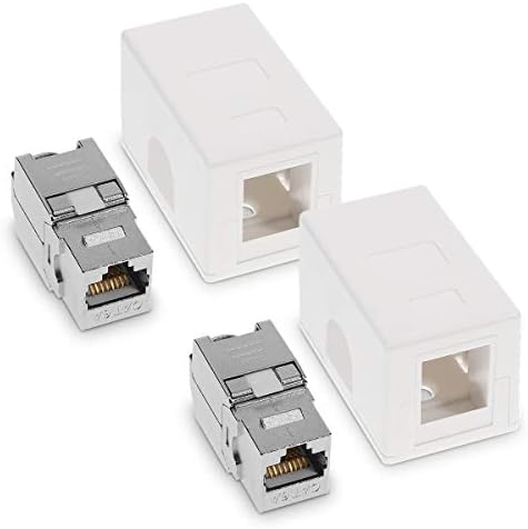 kwmobile 2X Roseta RJ45 para Pared con 2 módulos Keystone: Amazon.es: Electrónica