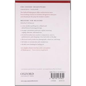 Measure for Measure: The Oxford Shakespeare Measure for Measure (Oxford World's Classics)