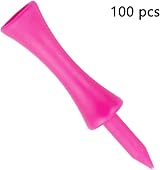 Zivisk Pink Golf Tees Plastic 57mm 100 Count Castle Tee 2-1/4 inch view 6