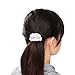 GUVASS 12 Pack Hair Scrunchies White Velvet Elastics Scrunchy Bobbles Soft Hair Bands Hair Ties