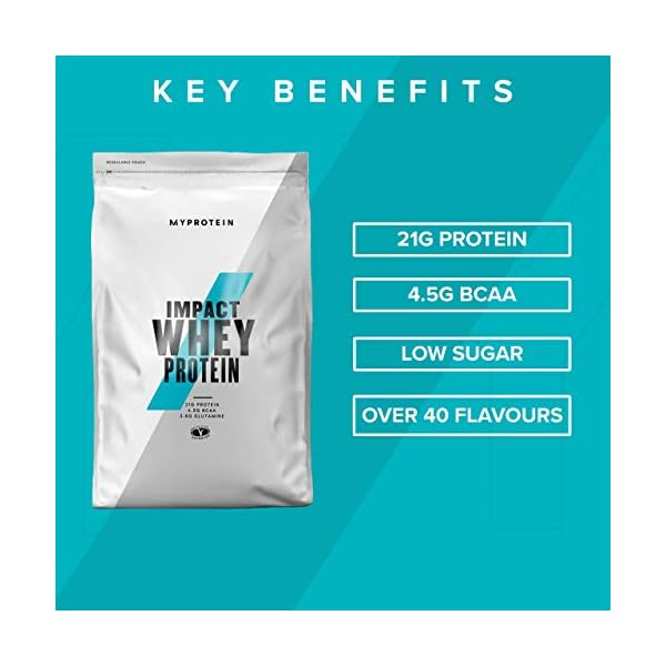 Myprotein-Impact-Whey-Protein-Powder-Muscle-Building-Supplements-for-Everyday-Workout-with-Essential-Amino-Acid-and-Glutamine-Vegetarian-Low-Fat-and-Carb-Content-Natural-Vanilla-1kg Myprotein Impact Whey Protein, 1 kg, Natural Vanilla