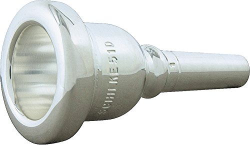 Schilke 51D Trombone / Euphonium European Medium Shank Mouthpiece in Silver