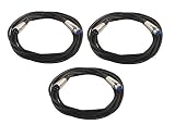 Three Pack of Your Cable Store 15 Foot XLR 3P Male/Female Microphone Cables