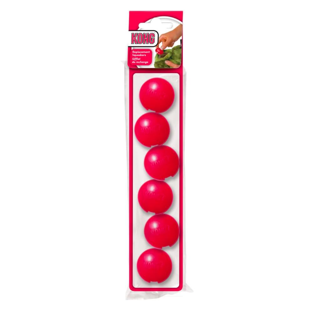 KONG Replacement Squeaker 6-Pack, Small