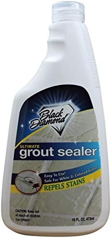 Black Diamond Stoneworks Ultimate Grout Sealer: Stain Sealant Protector for Tile, Marble, Floors, Showers and Countertops.