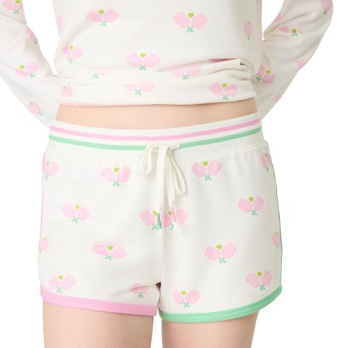 P.J. Salvage Women's Peachy Party Courtside Short, Ivory, Large