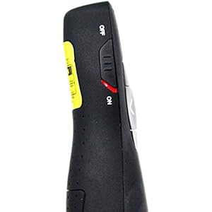 Red Star Tec Wireless Powerpoint and Keynote Presentation Remote Clicker PR-819 (Black, 1 Pack)