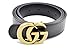 Belt.com Luxury Designer GG-Style Women Girl Fashion Belt [2.5CM Width] (Black, 115CMfor Waist 34-38