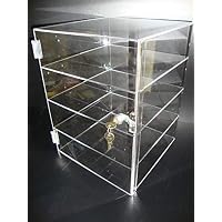 305 Displays Acrylic Countertop Display Case 12" x 12" x 16" Locking Security Showcase