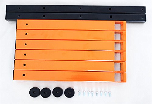 KASTFORCE KF1003 Lumber Storage Rack 3-Level System 110lbs per Level with Material Stop Holes and Durable Sheet Metal Screws - Thumbnail 3