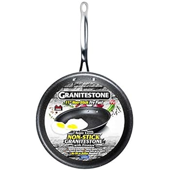 GRANITESTONE Non-stick, No-warp, Mineral-enforced Frying Pans PFOA-Free As Seen On TV (11-inch)