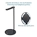 Headphones Stand Sturdy Gming Headset Holder Desk Headset Hanger, Headset Stand with Premium Aluminum Body for All Headphones Size,Non Slip Base,Blackthumb 2