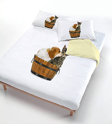 MB HOME ITALY Digital Print Duvet Cover Set, 508, King Single