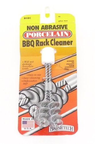 BrushtechNon-Abrasive Porcelain BBQ Rack Cleaner B18C