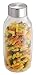 iDesign Onza Plastic Food Storage Bottle with Lid for Kitchen Pantry, Cabinet, Canister to Hold Candy, Milk, Nuts, Juices, Creamer, BPA-Free, 4.25