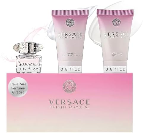 Versace Bright Crystal Pieces Mini Set For Women EDT ml