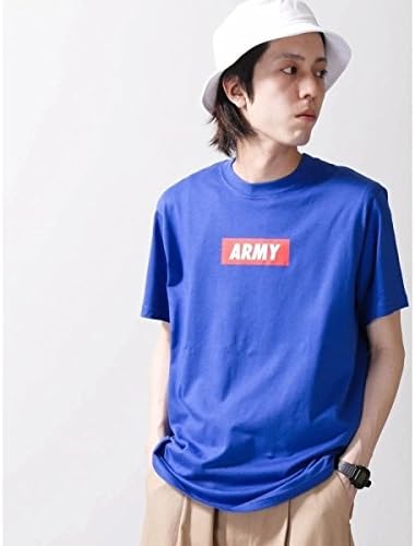 Amazon ウィゴー メンズ Wego Wego Armyボックスtシャツ ロイヤルブルー L Tシャツ カットソー 通販