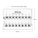 iEGrow 8-Bay AA AAA Battery Charger for Ni-MH Ni-CD Rechargeable Household Batteries with LED Indicator