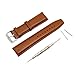 MOTONG 22mm Replacement Genuine Leather Watch Band For Motorola Moto 360 Watch 2nd Gen,Men's 46mm