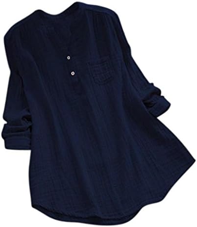 Womens Clothes Sale, HARRYSTORE Fashion Work Office Baggy Shirt Women Stand Collar Long Sleeve Vintage Elegant Casual Loose Tunic Tops T Shirt Blouse