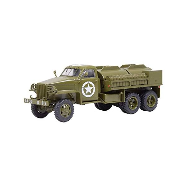 XHH Militärpanzermodell, Maßstab 1:43 Studebaker-US6-U5 Tankwagen Modell der UDSSR-Legierung, Spielzeug und Geschenke…