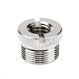 CAMVATE 5/8" Male to 3/8" Female Screw Thread Adapter for Microphone Stand