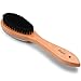 Miscly Professional Clothes Brush & Lint Remover (2 in 1) with Genuine Boar Bristles & Beech Wood Handle - Remove Lint, Dust, Pet Hair & More from Clothing & Furniture
