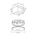 Hunter 83002 Sona Decorative Bathroom Ventilation Exhaust Fan Night-Light, Vent Fan, Fan, Imperial Bronze