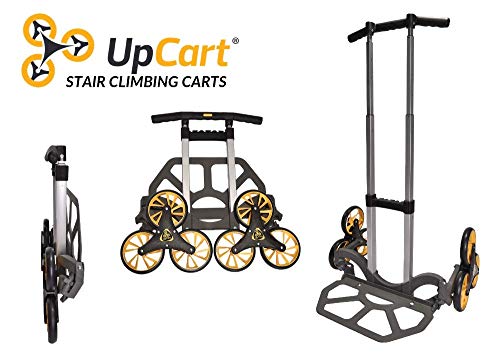 UpCart Lift 200lb Capacity Stair Climbing Folding Hand Truck (Renewed)