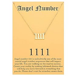 Guardian Angel Number 1111 Charm Choker Necklace