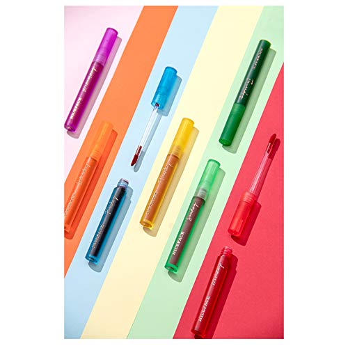 6pcs Matte Liquid Lipstick Waterproof Long-Lasting Lipstick Non-Sticky Formula,Gloss Kit Women Make Up Gift Set