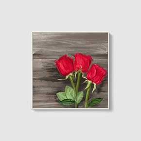 Framed Canvas Wall Art for Living Room, Bedroom Flowers Canvas Prints for Home Decoration Ready to Hang - 24x36 inches - 16x16 inches