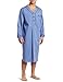 Majestic International Men's CVC end Basic Night Shirt