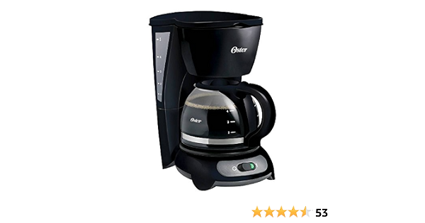 Oster BVSTDC3401-013 Cafetera de 5 Tazas, Negro : Amazon.com.mx: Hogar y  Cocina