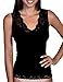 Body Beautiful Women's Shapewear Seamless V-Neck Shaping Cami with Lace Neck & Trim
