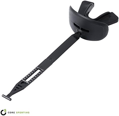 Lip Protector Mouth Guard, Core Sporting Double Mouthguard with Connected Strap &amp; Large Breathing Holes for Upper &amp; Lower Lip Protection, Ideal for Football, Rugby Players, Youth &amp; Adults