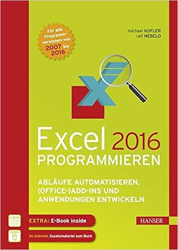 Excel 2016 Programmieren Excel Programmierung Lernen Sie Wie Sie Ein Diagramm Auf Basis Einer Pivot Tabelle Erstellen Und Automatisieren Sie Ihre Arbeit Mit Vba Amazon De Kofler Michael Nebelo Ralf Bucher