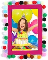 Caydo 240 Pieces Pom Poms 2.5cm Assorted Colour Acrylic Yarn Craft Ball view 3
