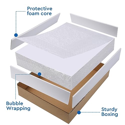 Styrofoam Sheets Mua Foam Board 12 X 16 X 3/16" - Premium 12 Pack - White Poster Board, Acid Free, Double Sided Rigid Sign Board Foamboard For Mounting Crafts Paintings Prints Art