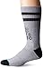 Stance Men's Peaceful Graphic Deer Print Arch Support Classic Crew Sock, Grey, L