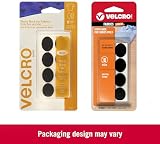 VELCRO Brand Sticky Back for Fabrics Ovals 1x0.75 in Black 8 Sets view 2