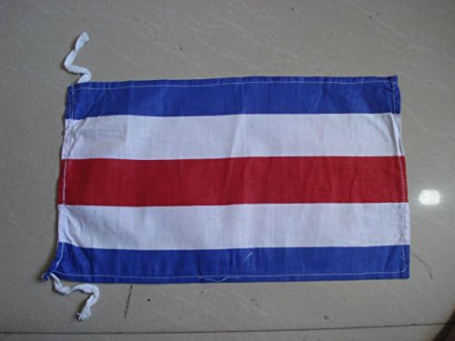 C- International Maritime Signal Code Flag , 100% Cotton , 8" X 13" - Marine / Nautical / Boat (5042)