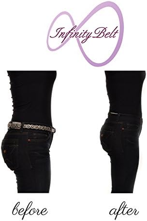 The Infinitybelt Womens Belt (Navy, Medium)