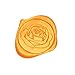 Jiulyning The Rose Wax Seal Stamp Vintage Sealing Red Brass Color Handle
